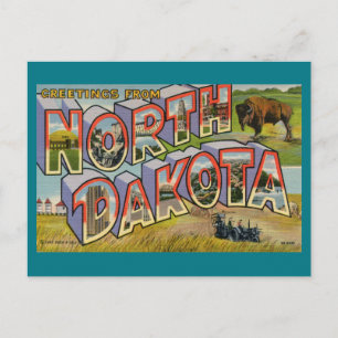 Hälsning från North Dakota Vykort