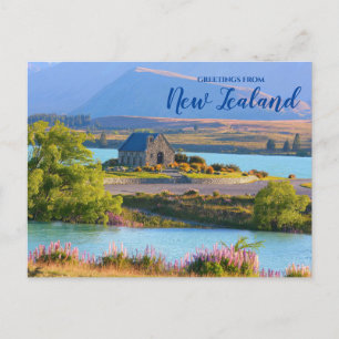 Hälsning från Nya Zeelands vykort