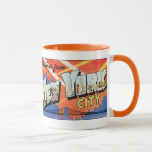 Hälsning från NYC-Mugg Mugg