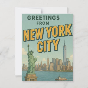 Hälsning från NYC Vykort