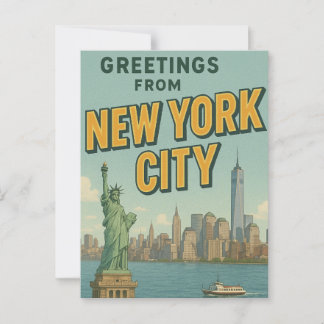 Hälsning från NYC Vykort