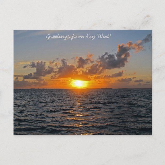 Hälsning från Nyckel Väster vykort (Framsida)