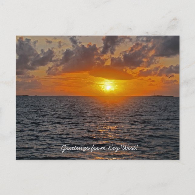 Hälsning från Nyckel Väster vykort (Framsida)