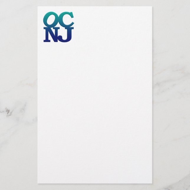 Hälsning från Ocean City Brevpapper (Framsida)
