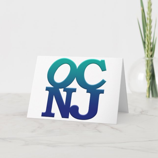 Hälsning från Ocean City Kort (Framsida)