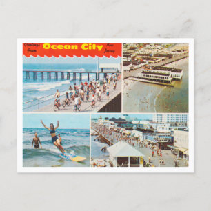 Hälsning från Ocean City, New jersey Travel Vykort