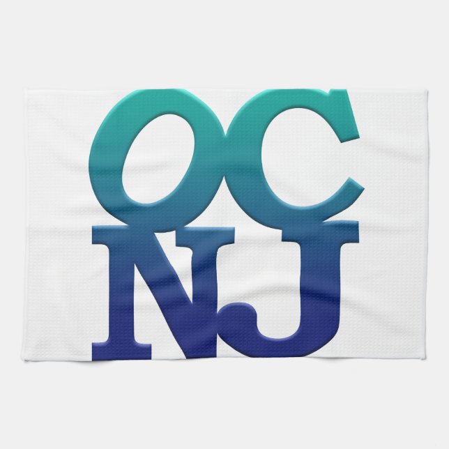 Hälsning från Ocean City NJ Kökshandduk (Horisontell)