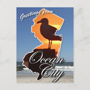 Hälsning från Ocean City, NJ Vykort