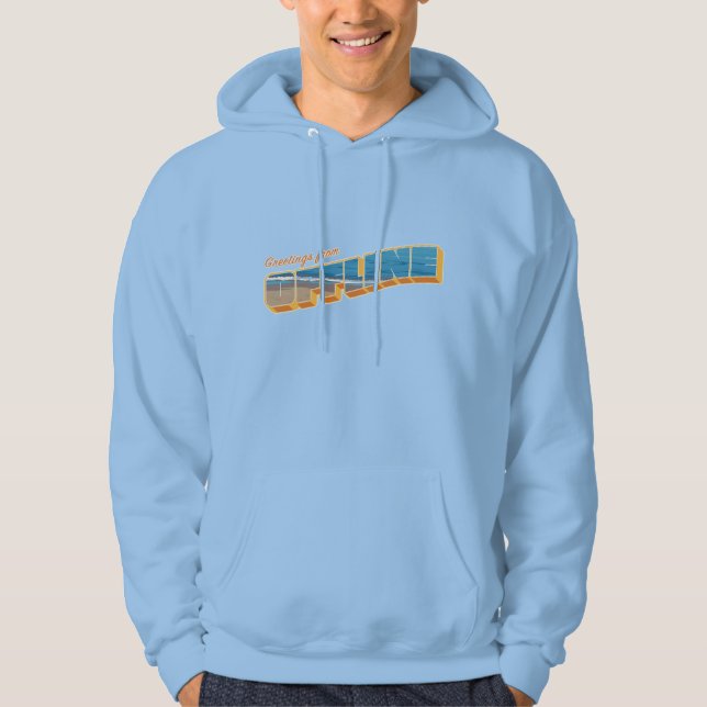 Hälsning från Offline Hoodie (Framsida)