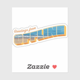 Hälsning från Offline Klistermärken