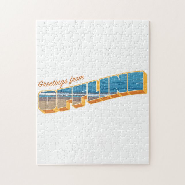 Hälsning från Offline Pussel (Vertikal)