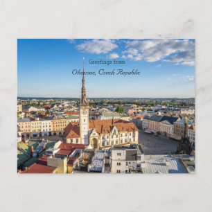 Hälsning från Olomouc, Tjeckien Vykort