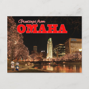 Hälsning från Omaha Tales vykort