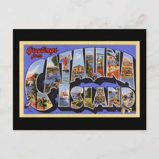 Hälsning från ön Catalina Vykort