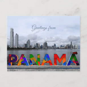 Hälsning från Panama Vykort