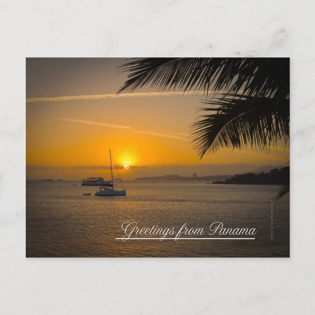 Hälsning från Panama-vykort Vykort (Framsida)