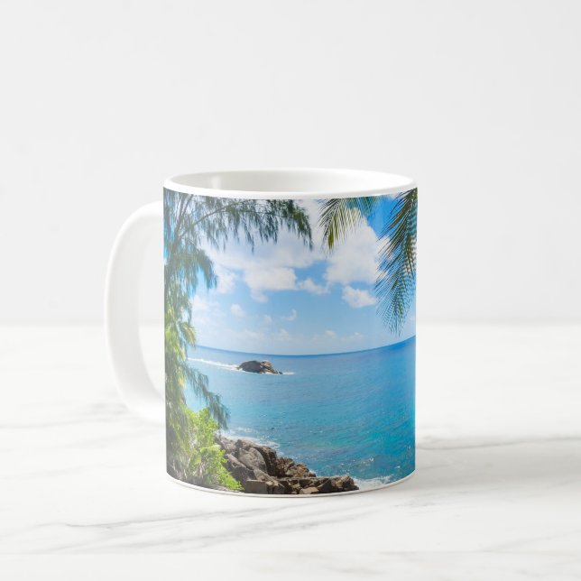 Hälsning från Paradise Kaffemugg (Framsida vänster)