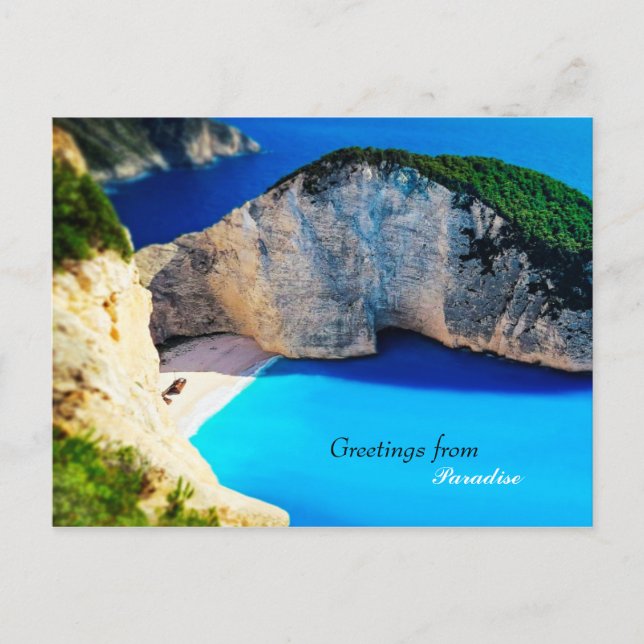 Hälsning från Paradise Vykort (Framsida)