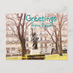 Hälsning från Paris vykort