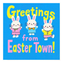 Hälsning från Påsk Town