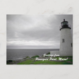 Hälsning från Pemaquid Point, Maine! Vykort