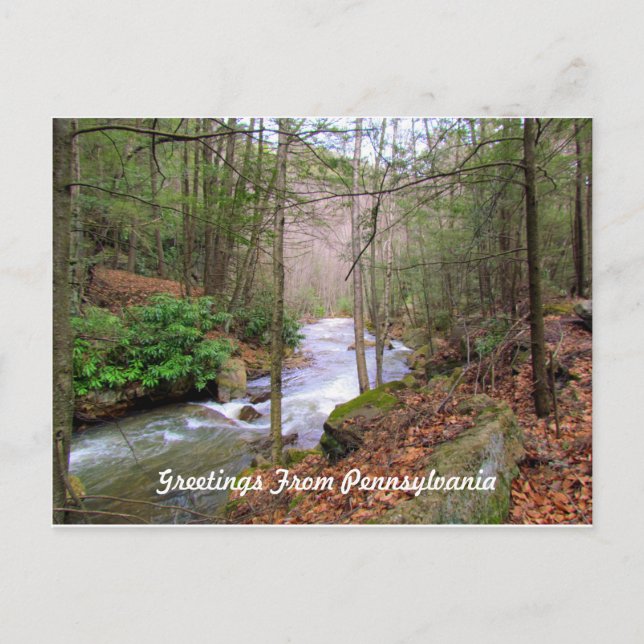 Hälsning från Pennsylvania Vykort (Framsida)