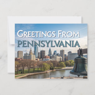 Hälsning från Pennsylvania Vykort