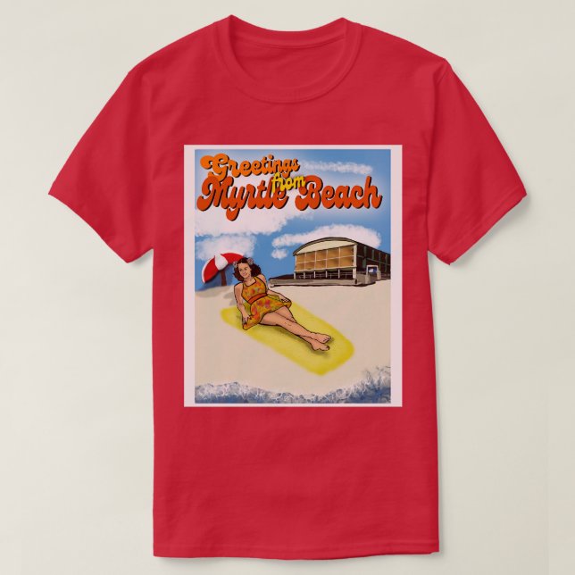 Hälsning från persikor t shirt (Design framsida)