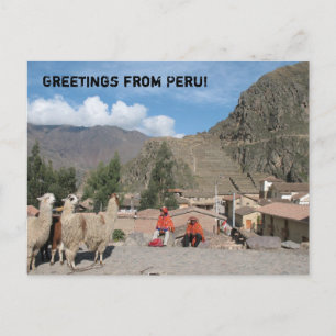 Hälsning från Peru! Vykort
