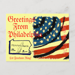 Hälsning från Philadelphia Vykort