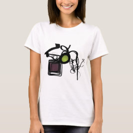 Hälsning från Philydion: Abstrakt Black & White T Shirt