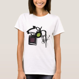 Hälsning från Philydion: Abstrakt Black & White T Shirt