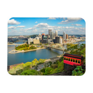 Hälsning från Pittsburgh PA Helgdag  Magnet