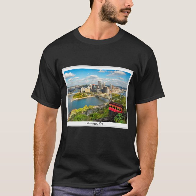 Hälsning från Pittsburgh PA T Shirt (Framsida)