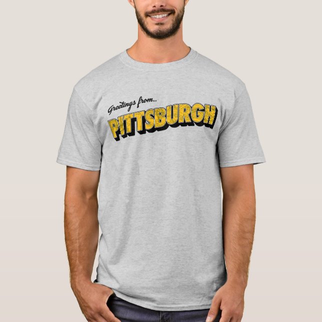 Hälsning från Pittsburgh T Shirt (Framsida)