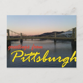 Hälsning från Pittsburgh Vykort