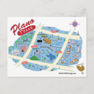 Hälsning från Plano Texas vykort