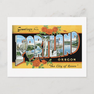 Hälsning från Portland, Oregon! Vykort