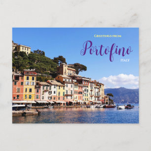 Hälsning från Portofino Italien vykort