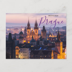 Hälsning från Prag Scenia Postcard Czech Vykort