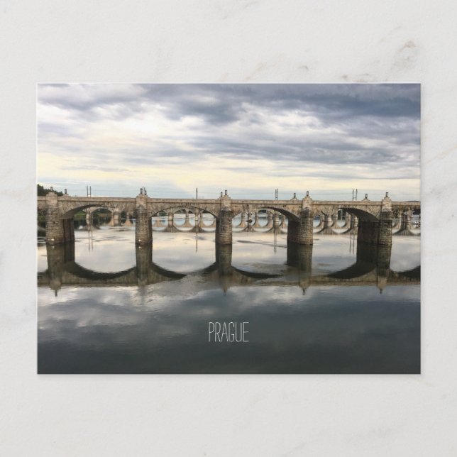 Hälsning från Prag! vykort (Framsida)