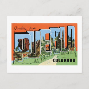 Hälsning från Pueblo, Colorado Vykort