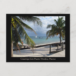 Hälsning från Puerto Morelos, Mexiko Vykort