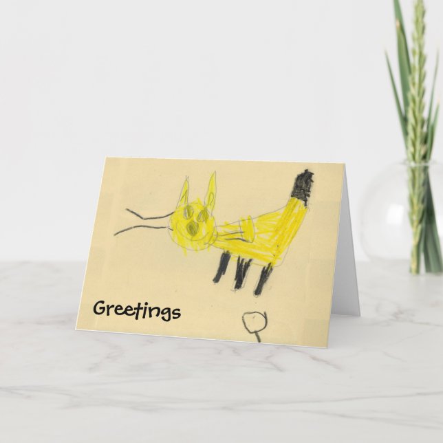 Hälsning från Q-KAT Kort (Framsida)