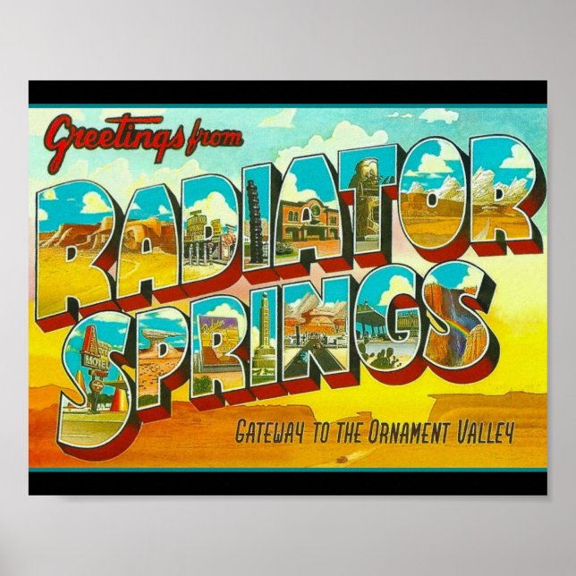 Hälsning från Radiator Vår Arizona Poster (Framsidan)