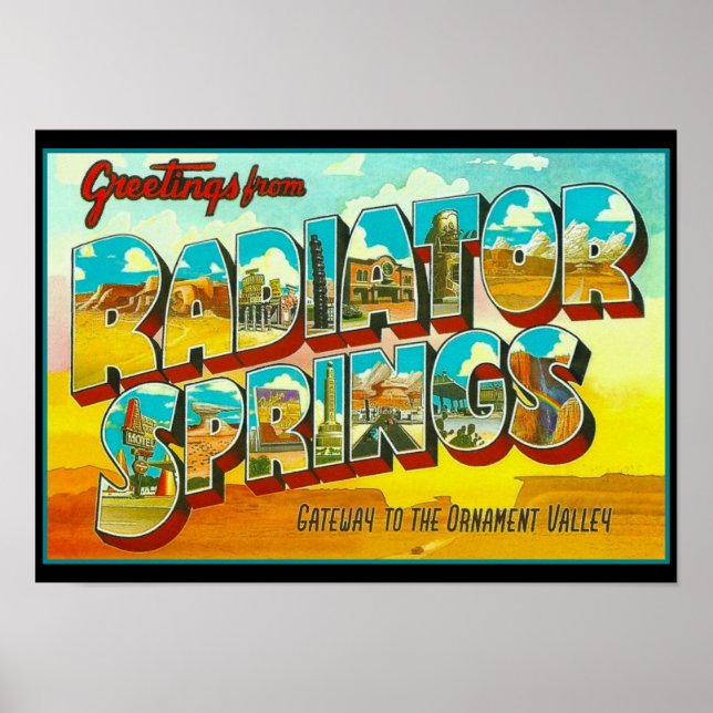 Hälsning från Radiator Vår Arizona Poster (Framsidan)