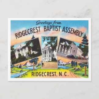 Hälsning från Ridgecrest Baptist Assembly Vykort