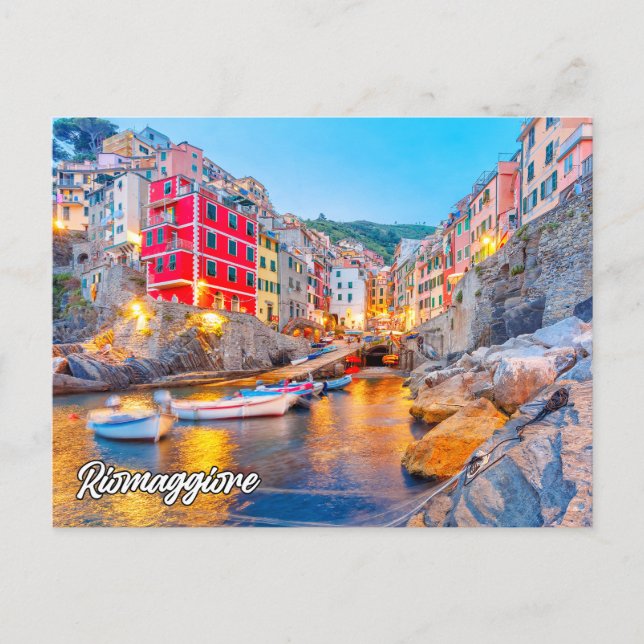 Hälsning från Riomaggiore, Italien Vykort (Framsida)