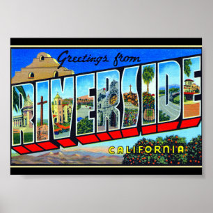 Hälsning från Riverside California Poster