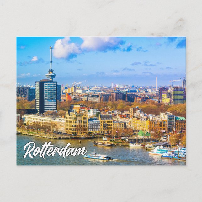Hälsning från Rotterdam, Nederländerna Vykort (Framsida)
